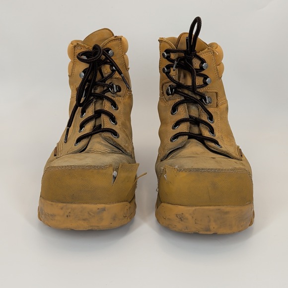 Carhartt Waterproof Steel‎ Toe Work Boots Mens Size 10.5 Tan CMF6356 EH main image 6